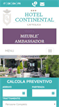 Mobile Screenshot of hotelcontinentalcattolica.com